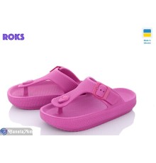 Шлепки жіночі на літо (8 пар р.36-40) рожевий  "Roks"