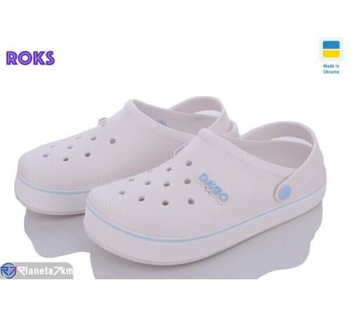 Кроки жіночі на літо (8 пар р.37-41) білий  "Roks"