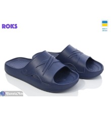 Шлепки чоловічі на літо (8 пар р.41-46) синій  "Roks"