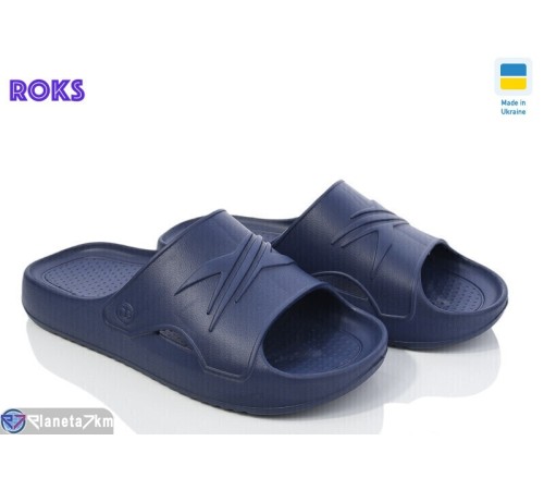 Шлепки чоловічі на літо (8 пар р.41-46) синій  "Roks"