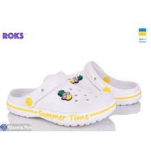 Кроки дитячі на літо (8 пар р.33-36) білий  "Roks"