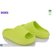 Шлепки жіночі на літо (8 пар р.36-40) зелений  "Roks"