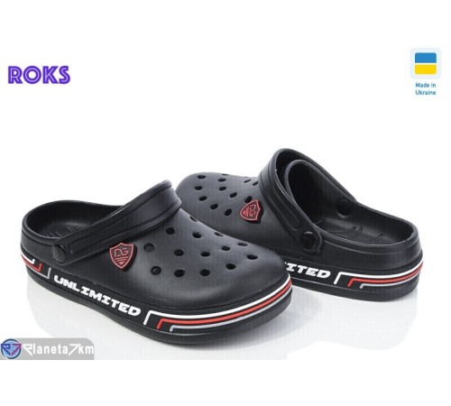 Кроки дитячі на літо (8 пар р.36-41) чорний  "Roks"