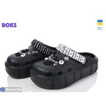 Кроки жіночі на літо (6 пар р.36-40) чорний  "Roks"