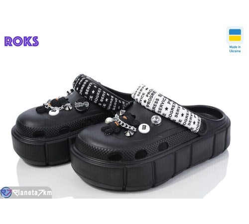Кроки жіночі на літо (6 пар р.36-40) чорний  "Roks"