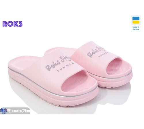 Шлепки жіночі на літо (8 пар р.37-40) рожевий "Roks" Шлепки жіночі на літо (8 пар р.37-40) рожевий "Roks"