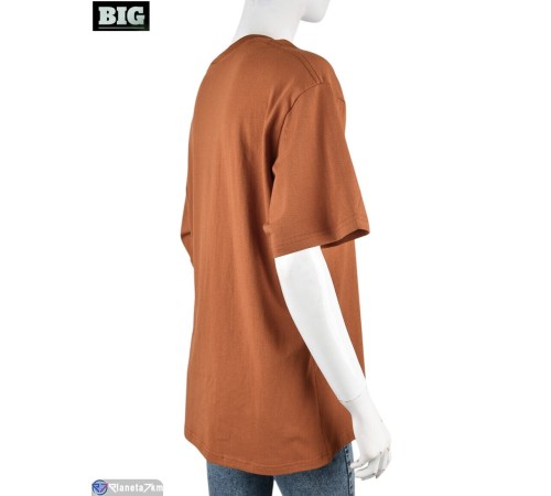 Футболка жіноча на літо (5 шт. р.сетка S-2XL) коричневий "BIG" Футболка жіноча на літо (5 шт. р.сетка S-2XL) коричневий "BIG"