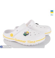 Кроки дитячі на літо (8 пар р.33-36) білий  "LEO"