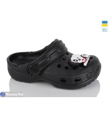 Кроки дитячі на літо (6 пар р.24-29) чорний  "INPIRE"