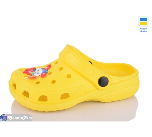 Кроки дитячі на літо (6 пар р.30-35) жовтий  "INPIRE"