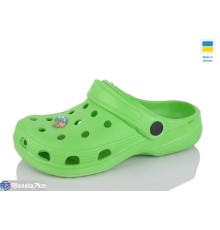 Кроки дитячі на літо (6 пар р.30-35) зелений  "INPIRE"