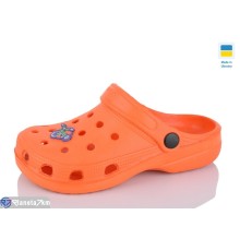 Кроки дитячі на літо (6 пар р.30-35) оранжевий  "INPIRE"