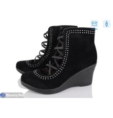 Черевики жіночі на весну/осінь (6 пар р.36-41) чорний  "Fuggo"