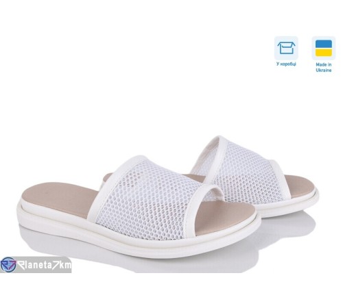 Шлепки жіночі на літо (6 пар р.36-40) білий "Linda" Шлепки жіночі на літо (6 пар р.36-40) білий "Linda"