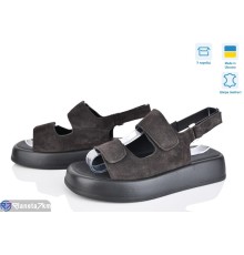 Босоніжки жіночі на літо (6 пар р.36-40) коричневий  "Linda"