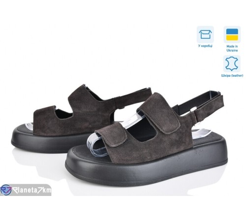 Босоніжки жіночі на літо (6 пар р.36-40) коричневий  "Linda"