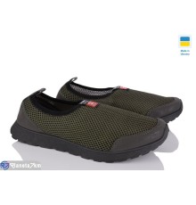Кросівки чоловічі на літо (8 пар р.40-45) зелений  "LEOBAZA"