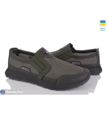 Кросівки чоловічі на літо (8 пар р.40-45) зелений  "LEOBAZA"