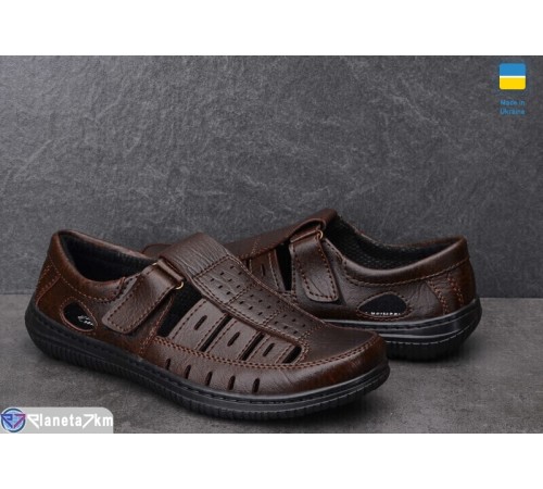 Туфлі чоловічі на літо (8 пар р.40-45) коричневий "OLLA" Туфлі чоловічі на літо (8 пар р.40-45) коричневий "OLLA"