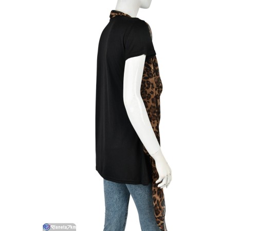 Футболка жіноча на літо (5 шт. р.сетка One size) чорний  "Kalabok"