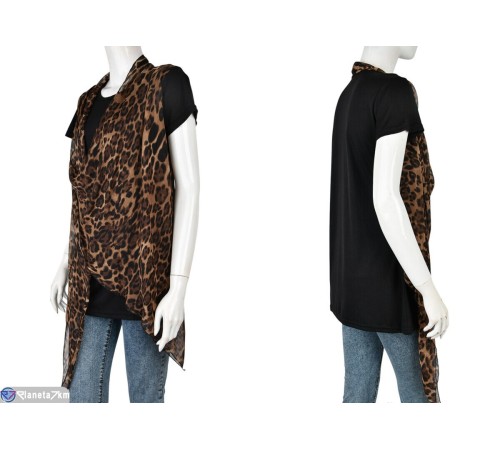 Футболка жіноча на літо (5 шт. р.сетка One size) чорний  "Kalabok"