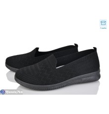 Туфлі жіночі на літо (8 пар р.36-41) чорний  "Fuggo"