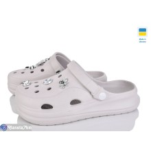 Кроки жіночі на літо (5 пар р.37-41) сірий  "INPIRE"