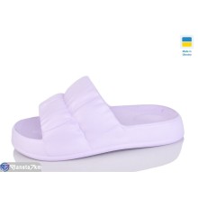 Шлепки жіночі на літо (6 пар р.36-41) фіолетовий  "INPIRE"