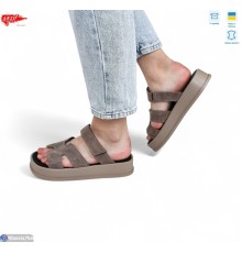 Шлепки жіночі на літо (8 пар р.36-41) коричневий  "ARTO"