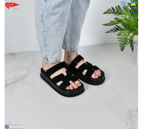 Шлепки жіночі на літо (8 пар р.36-41) чорний  "ARTO"