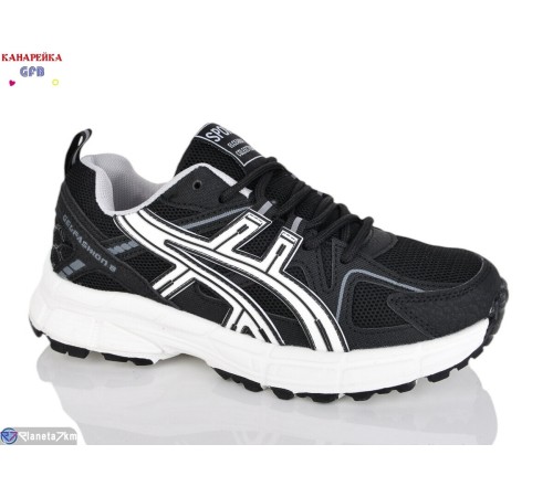 Кросівки на весну/осінь (6 пар р.36-41) чорний  "GFB-Канарейка"