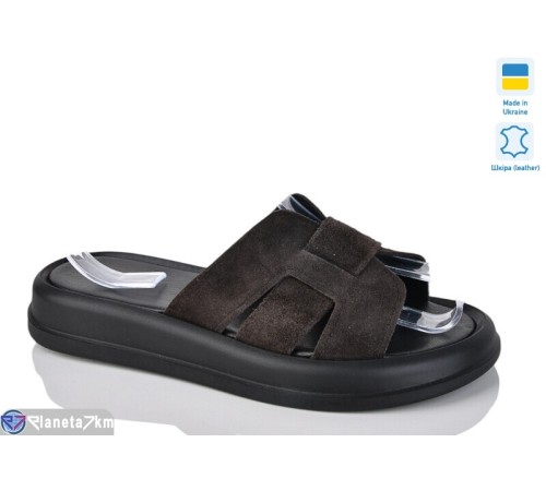 Шлепки жіночі на літо (6 пар р.36-40) коричневий  "LIKA"