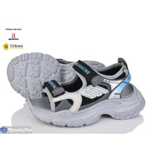 Дитячі босоніжки на літо (7 пар р.31-37) сірий  "BELIES-D"