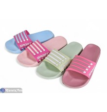 Шлепки жіночі на літо (24 пар р.36-41) мікс  "LEVLU"
