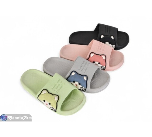 Шлепки жіночі на літо (24 пар р.36-41) мікс  "LEVLU"