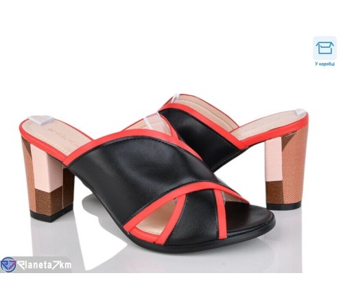 Шлепки жіночі на літо (6 пар р.36-41) чорний  "Fuggo"