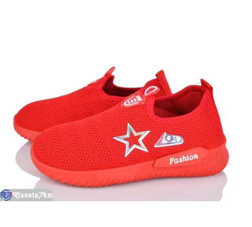Дитячі кросівки на літо (12 пар р.31-36) червоний  "Fuggo"