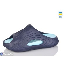 Шлепки чоловічі на літо (8 пар р.40-45) синій  "LULI"