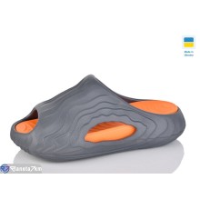 Шлепки чоловічі на літо (8 пар р.40-45) сірий  "LULI"