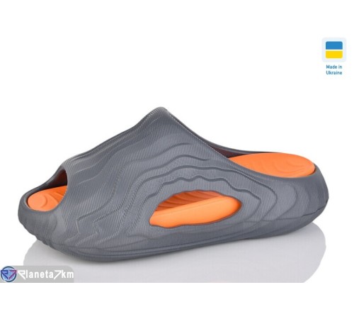 Шлепки чоловічі на літо (8 пар р.40-45) сірий  "LULI"