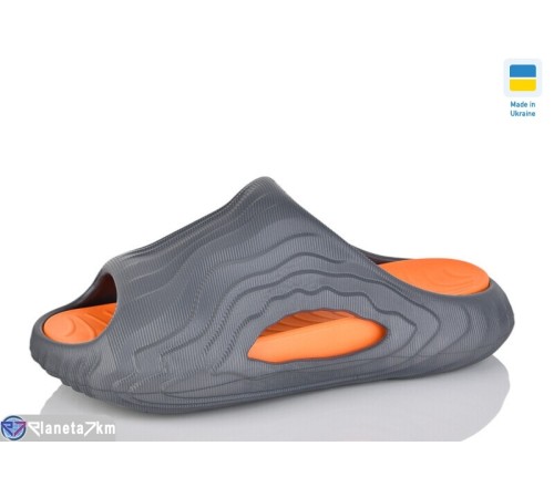 Шлепки чоловічі на літо (6 пар р.46-48) сірий  "LULI"