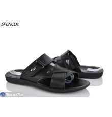 Шлепки чоловічі на літо (6 пар р.40-45) чорний  "Spencer"