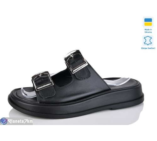 Шлепки жіночі на літо (6 пар р.36-40) чорний  "Marmilad"