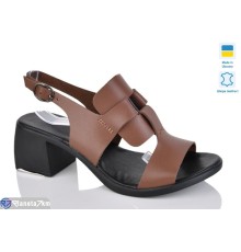 Босоніжки жіночі на літо (6 пар р.36-41) коричневий  "LIKA"