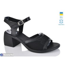 Босоніжки жіночі на літо (6 пар р.36-41) чорний  "LIKA"