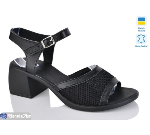 Босоніжки жіночі на літо (6 пар р.36-41) чорний  "LIKA"