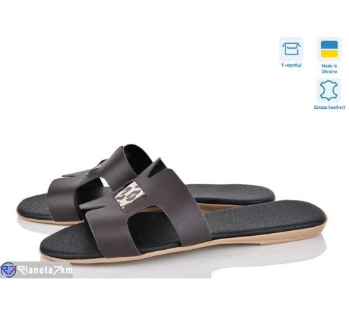 Шлепки жіночі на літо (4 пар р.38-40) коричневий "Daman" Шлепки жіночі на літо (4 пар р.38-40) коричневий "Daman"