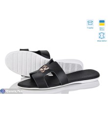 Шлепки жіночі на літо (8 пар р.36-40) чорний  "Daman"