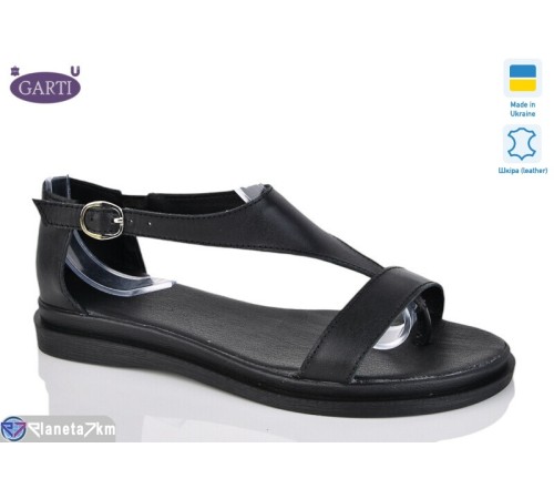 Босоніжки жіночі на літо (6 пар р.36-40) чорний  "Garti"