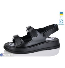 Босоніжки жіночі на літо (6 пар р.36-40) чорний  "Marmilad"